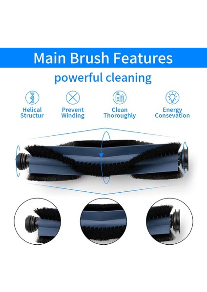 Eufy X10 Pro Robot Süpürge Için 19'lu Paket Aksesuar Seti: Ana Fırça, Yan Fırçalar, Filtreler, Paspas Pedleri, Toz Torbaları (Yurt Dışından) fiyatları