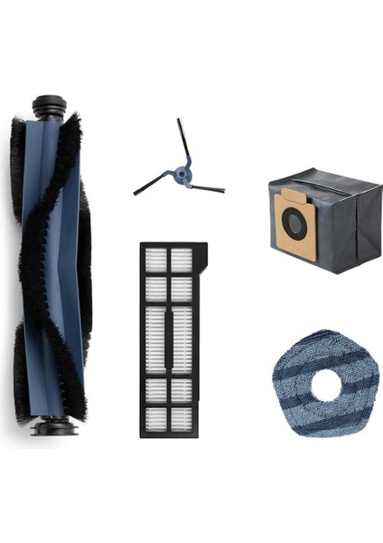 Eufy X10 Pro Robot Süpürge Için 19'lu Paket Aksesuar Seti: Ana Fırça, Yan Fırçalar, Filtreler, Paspas Pedleri, Toz Torbaları (Yurt Dışından) modelleri