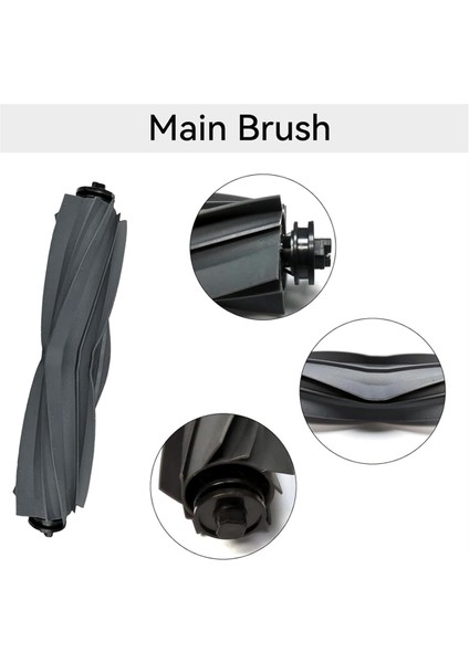 Dreame Mova E30 Ultra Robot Süpürge Yedek Parçaları Ana Yan Fırça Hepa Filtre Paspas Bezi Toz Torbaları (Yurt Dışından) fırsatları