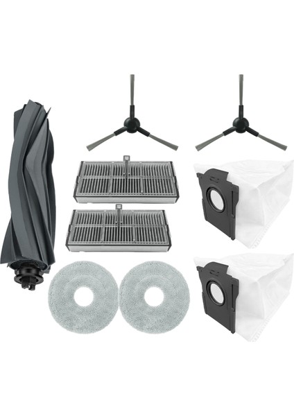 Dreame Mova E30 Ultra Vakum Yedek Parçaları Ana Silindir Yan Fırça Hepa Filtre Paspas Toz Torbası Aksesuarları (Yurt Dışından)