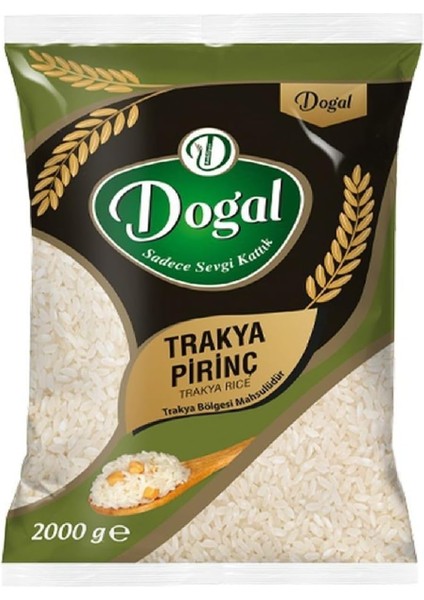 Doğal Bakliyat Trakya Pirinç 2 kg
