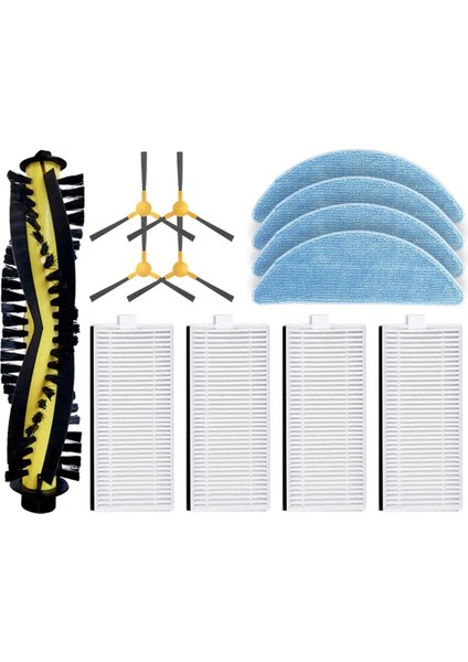 Webber Tango Star Yedek Parça Aksesuarları Ana Yan Fırça Hepa Filtre Paspas Bezi (Yurt Dışından)