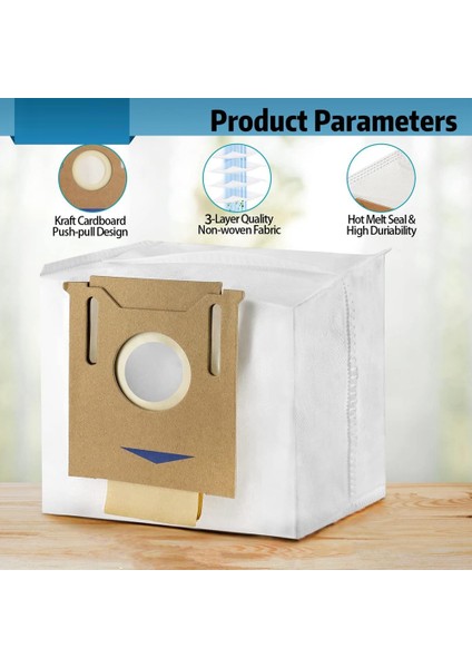 Yeedi K781+ Vakum Istasyonu Için Toz Torbası Ecovacs Deebot Ozmo T8/t8+ T8 Aıvı/n8 Pro Plus/n8 PRO/DX93/DDX96 Elektrikli Süpürge (Yurt Dışından) modelleri