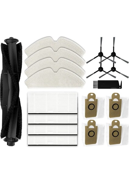 Proscenic M7 Pro / Honiture Q6 Robot Süpürge Yedek Parçaları Aksesuarları Ana Yan Fırça Hepa Filtre Paspas Bezi (Yurt Dışından)