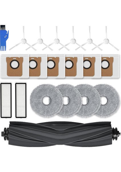 Dreame L10S Ultra Aksesuarları / L10 Ultra Için, Yedek Aksesuar Ana Yan Fırça Hepa Filtreleri Paspas Bezi Toz Torbaları (Yurt Dışından)