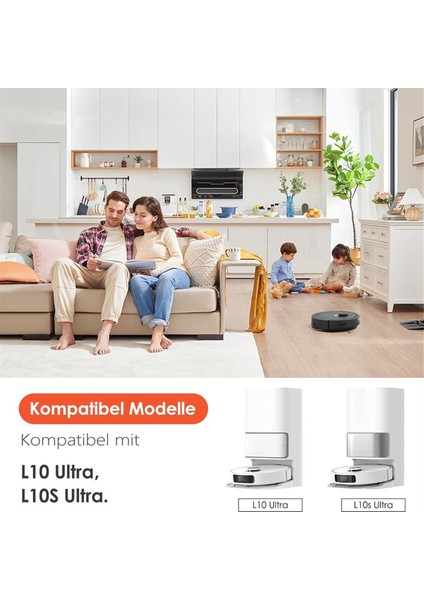 Dreame L10S Ultra Aksesuarları / L10 Ultra Için, Yedek Aksesuar Ana Yan Fırça Hepa Filtreleri Paspas Bezi Toz Torbaları (Yurt Dışından) modelleri