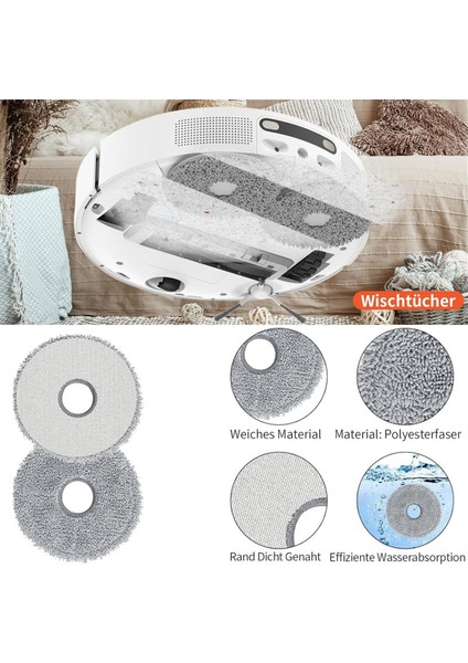 Dreame L10S Ultra Aksesuarları / L10 Ultra Için, Yedek Aksesuar Ana Yan Fırça Hepa Filtreleri Paspas Bezi Toz Torbaları (Yurt Dışından) fırsatları