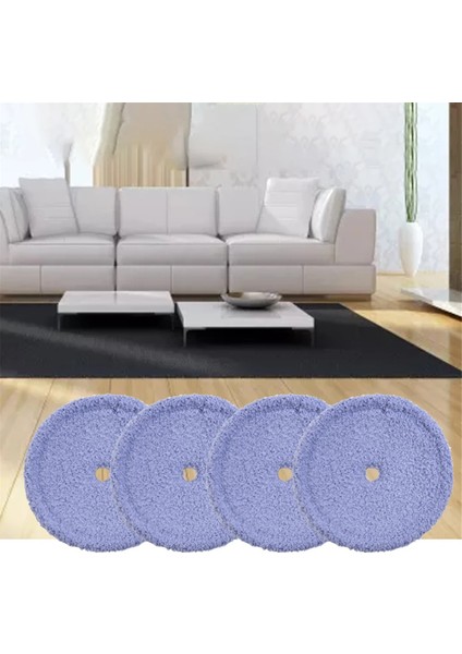 Everybot Edge RS700 RS500 Robot Yedek Aksesuarları Için 4 Adet Yıkanabilir Mikrofiber Paspas Pedleri (Yurt Dışından) fiyatları