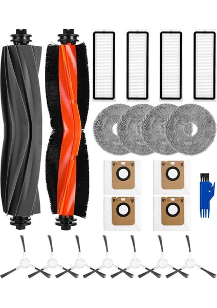 Dreame L10S ULTRA/L10 ULTRA/L10 Prime Robot Süpürge Ana Yan Fırça Paspas Bezi Aksesuarları Yedek Parça (Yurt Dışından)