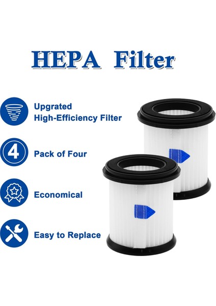 Inse S6T/S6P PRO/N5S Kablosuz Elektrikli Süpürge Için 4 Adet Hepa Filtre ve Mesh Filtre Yedeği (Yurt Dışından) fiyatları