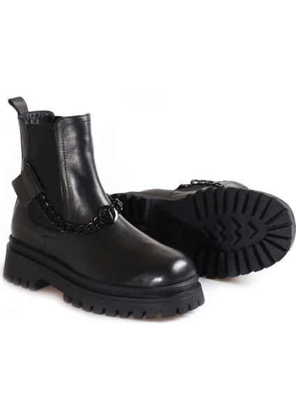 Deri Kadın Klasik Bot 916SZA3578