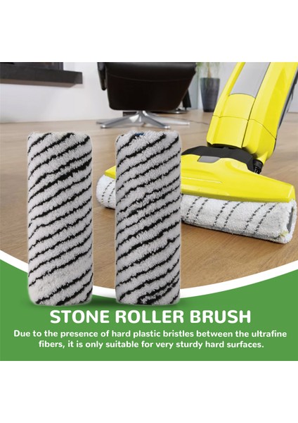 Karcher Fc7 Fc7 Premium Fc5 Fc5 Premium Fc3 Kablosuz Zemin Temizleyici Parça Numarası 2.055-021.0 Için 2 Adet Taş Rulo Fırçası (Yurt Dışından) fırsatları