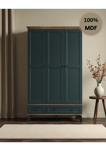 Silva 3 Kapaklı Mdf Gardırop