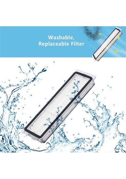 Dreame L10 Ultra L10S Ultra Ana Yan Fırça Hepa Filtre Paspas Bezi Toz Torbaları Robot Süpürge Parçaları (Yurt Dışından) modelleri