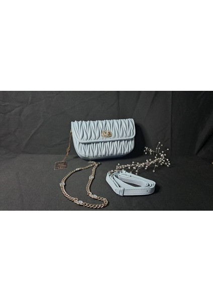 Lal'den Kadın Abiye Çanta,şık Bayan Çanta, Mavi Bayan Abiye Çanta fiyatları