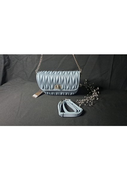 Lal'den Kadın Abiye Çanta,şık Bayan Çanta, Mavi Bayan Abiye Çanta modelleri