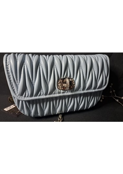 Lal'den Kadın Abiye Çanta,şık Bayan Çanta, Mavi Bayan Abiye Çanta