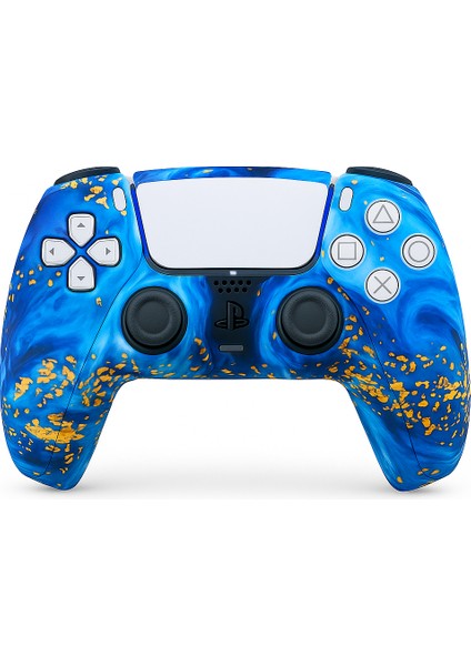 Ps5 Dualsense Joystick Koruyucu Silikon Kılıf – Yüksek Kaliteli, Esnek, Şık Mavi Desenli Kaplama