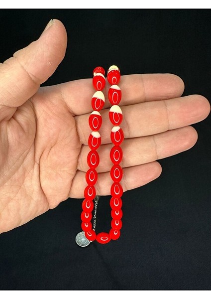 Yeşil Bilardo Topu Benzetme Toz Kehribar Tesbih Beyzi Kesim 12X8MM T-700 indirimleri