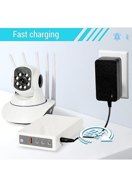 Ups Pil Yedekleme 15200MAH Wifi Yönlendirici Ups Kesintilemez Güç Kaynağı 6 Saat Güç DC12V 9V 5V 3 Bağlantı Noktası fırsatları