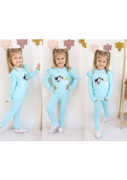 Raporlu Tweety Baskılı Kız Çocuk Takım