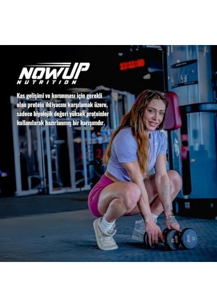 Nowup Nutrıtıon Arginine Tozu 360 gr – Vişne & Böğürtlen Aromalı - 60 Servis - Antrenman Öncesi Takviye