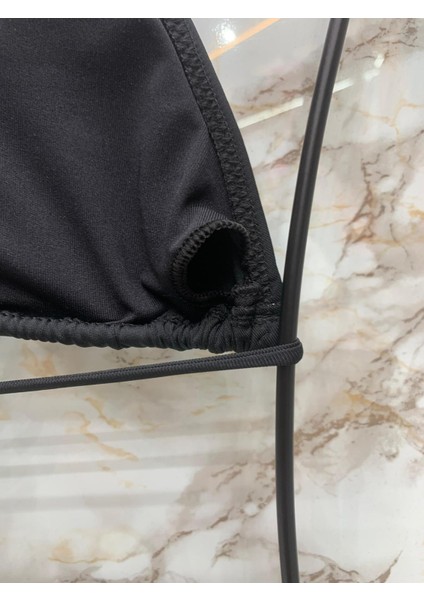 Kadın Likralı Yandan Boyundan Bağlamalı Şık Ipli Üçgen Bikini Takım indirimleri