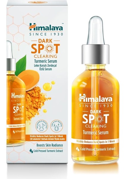 Since 1930 Dark Spot Clearing Leke Karşıtı Zerdeçal Özlü Serum 30 Ml, Niacinamide%2, Glikolik Asit 10%