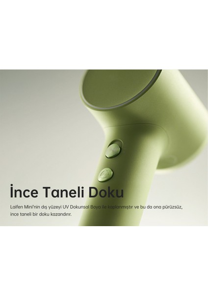 Mini Saç Kurutma Makinesi - Yeşil