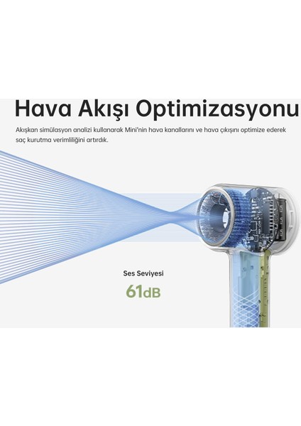 Mini Saç Kurutma Makinesi - Yeşil