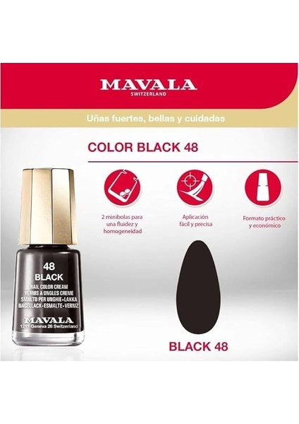 Mini Color Oje Black 5ml modelleri