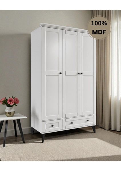Silva 3 Kapaklı Mdf Gardırop