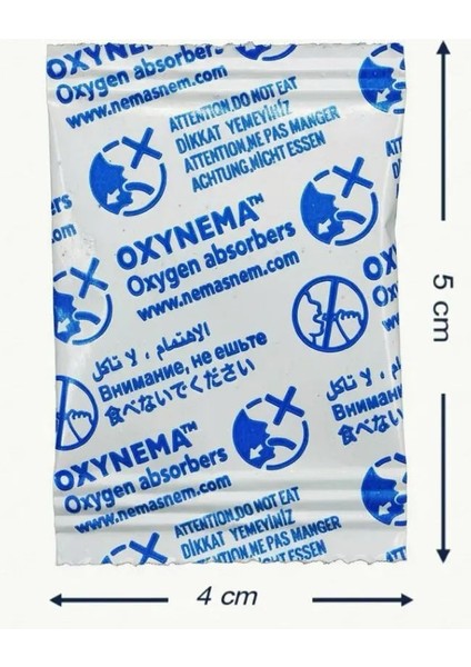 Oksijen Emici Paket Uzun Süreli Koruma 50CC (500 Adet) fiyatları