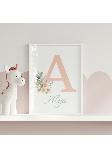 Çiçek Perisi Kız Bebek ve Çocuk Odası 3'lü Isim Tablo Seti, Çocuk Odası Tablosu fırsatları