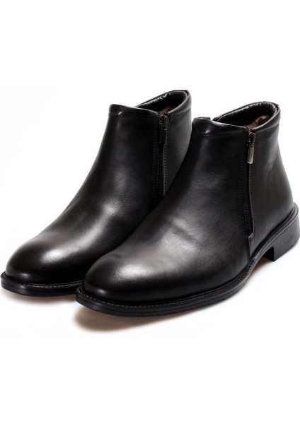 Hakiki Deri Kürklü Erkek Klasik Bot 711KMA4004