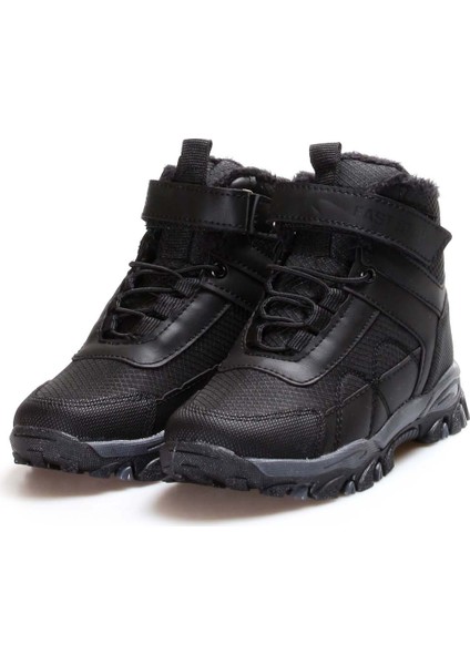 Unisex Çocuk Içi Yünlü Suya Ve Soğuğa Dayanıklı Cırtlı Günlük Spor Bot 868sxca07