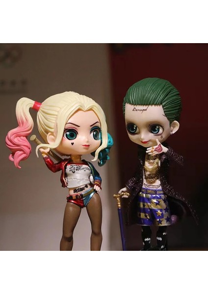 Joker + Harley Quinn Figür Detaylı Tasarım Harley Figür Joker Figür 15 cm Pop Figür fiyatları