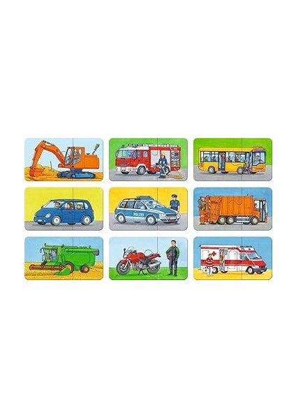 9x2 Parça Yapboz Araçlar fiyatları