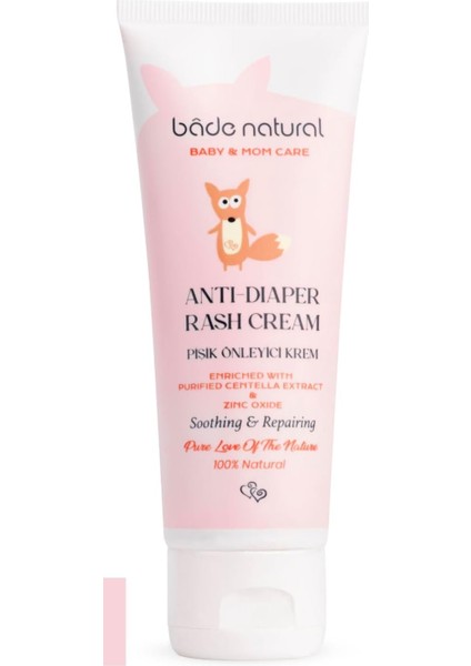 Bade Natural Pişik ÖNLEYICI%100 Doğal Krem 75 ml modelleri