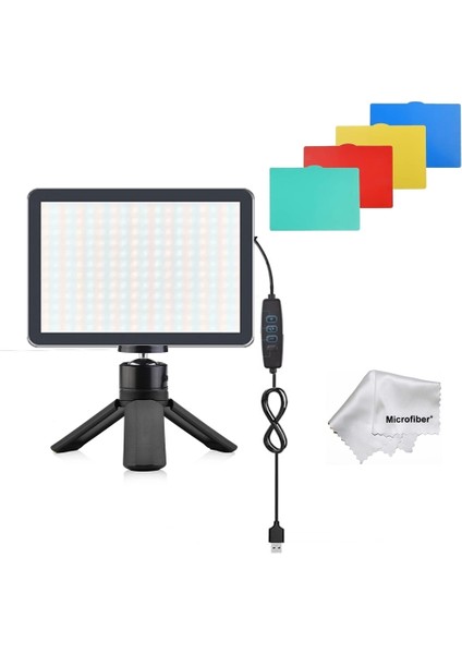 8 Inç 19CM 13 Watt 120 LED Fotograf ve Video Işığı ve Mini Tripod Vlog Ürün Youtube Canlı Yayın Vb