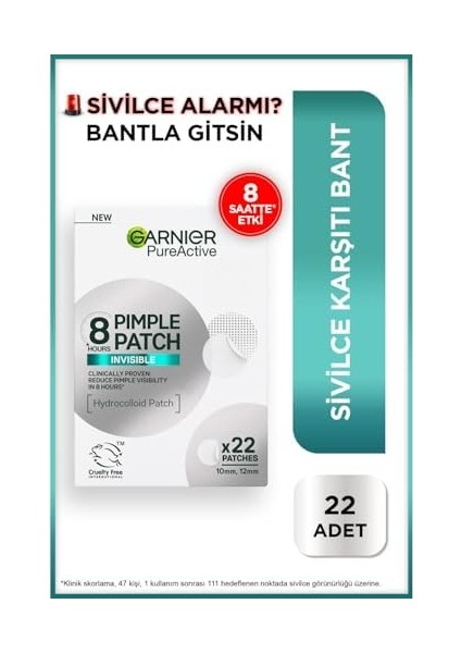 Garnıer Pimple Patch 22'li Sivilce Bandı/hidrokolloid Bant fiyatları