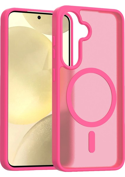 Lzrdwzrd Joko Samsung Galaxy A56 Jota Magsafe Kapak - Rose