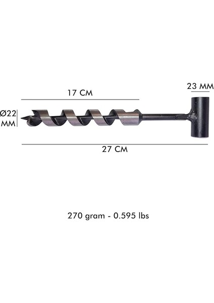 Ayısı® Nordic™ Delme Çapı 22 mm - Bushcraft Isveç El Burgusu Boyunduruk Isveç Ocağı Outdoor Kamp Ekipmanı fırsatları