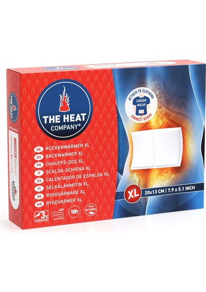 The Heat Company Sırt Isıtıcı Xl – 3 Adet – 2 Cepli –yapışkanlı – Vücut Isıtıcı – 18 Saat Rahat Isı – Backwarmer Xl – Bel Isıtıcı– Doğal fiyatları