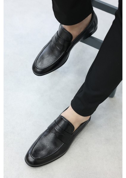 Hakiki Deri Kösele Erkek Klasik Ayakkabı 237MA5968