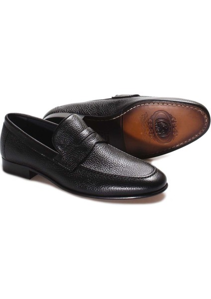 Hakiki Deri Kösele Erkek Klasik Ayakkabı 237MA5968