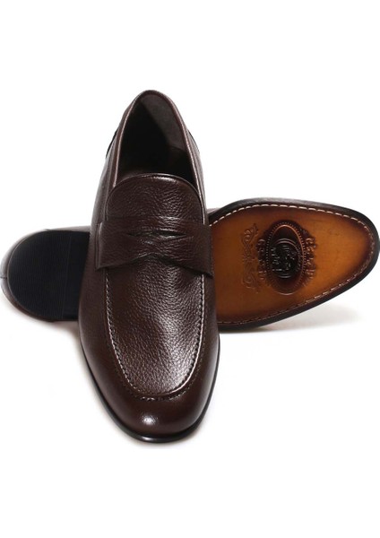 Hakiki Deri Kösele Erkek Klasik Ayakkabı 237MA5968