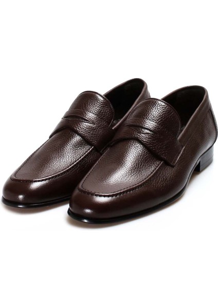 Hakiki Deri Kösele Erkek Klasik Ayakkabı 237MA5968