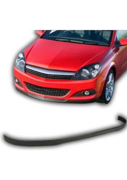 Opel Astra H 2004-2012 Uyumlu Evrensel 2 Parça Astra H Model Ön Ek Tampon Dili Lip Esnek Karlık