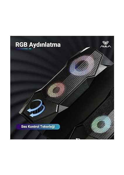 N-301 10W Masaüstü Rgb Gaming Oyuncu Pc 1+1 Speaker Hoparlör modelleri